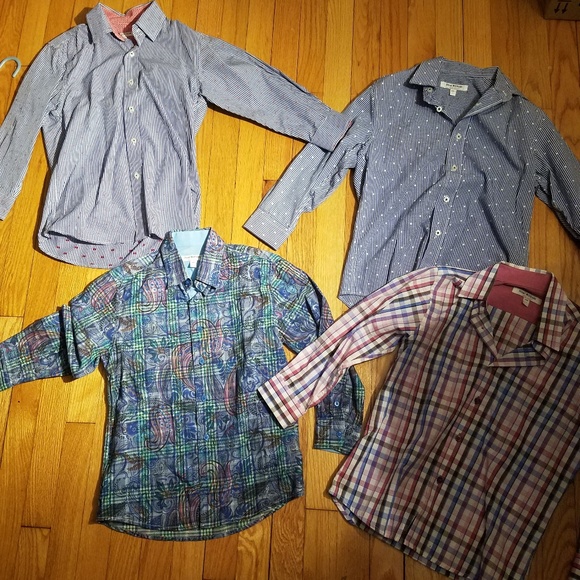 4 Isaac Mizrahi Button down shirts